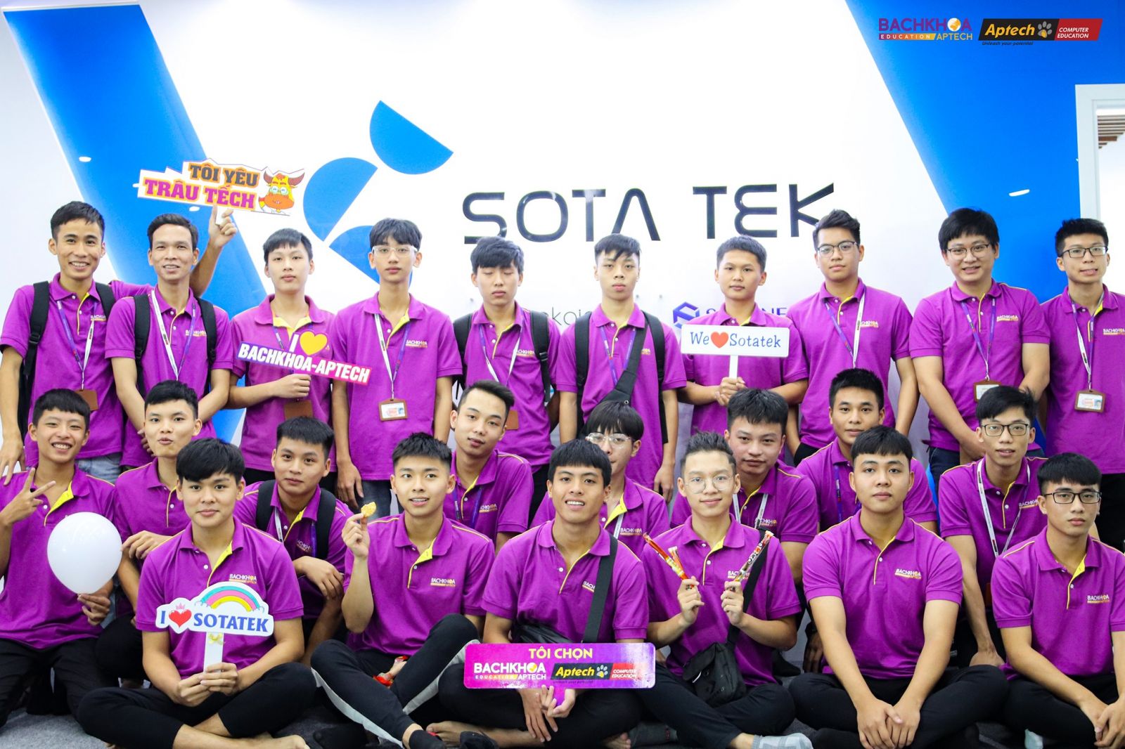 Sota Tek Welcomes K18 Students of Bachkhoa – Aptech on a Company Visit