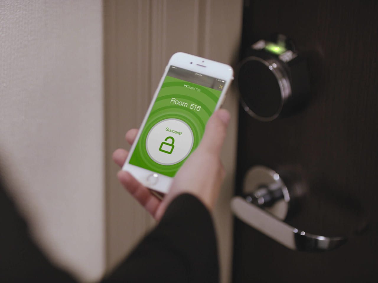 Mobile Loyalty App allows using your device as a room key