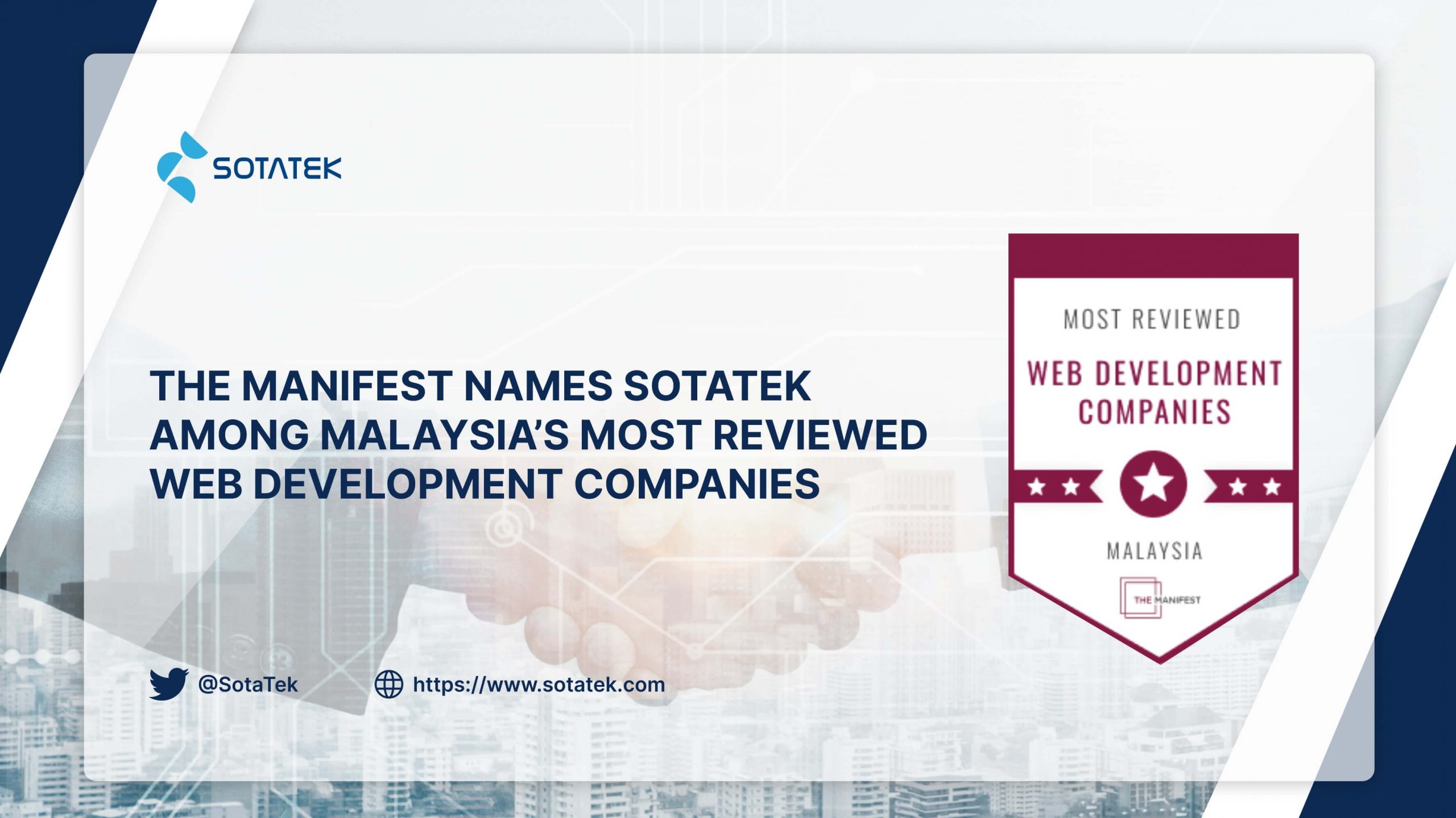 The-Manifest-Names-SotaTek-Among-Malaysia’s-Most- Reviewed-Web-Development-Companies
