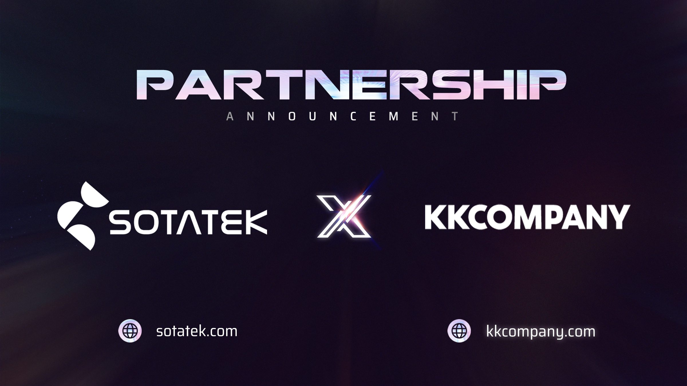 Partnership Announcement Sotatek X Kkcompany Technologies Global