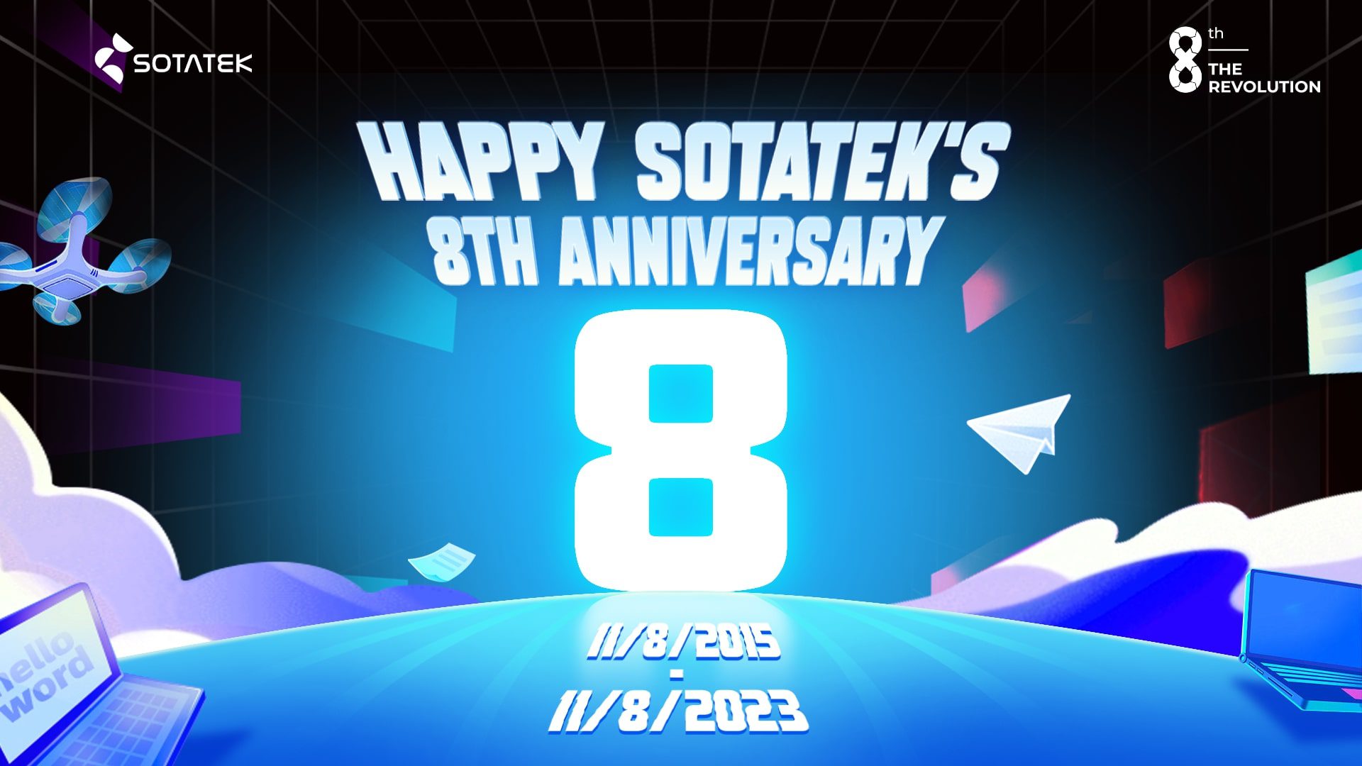 Happy SotaTek’s 8th Anniversary