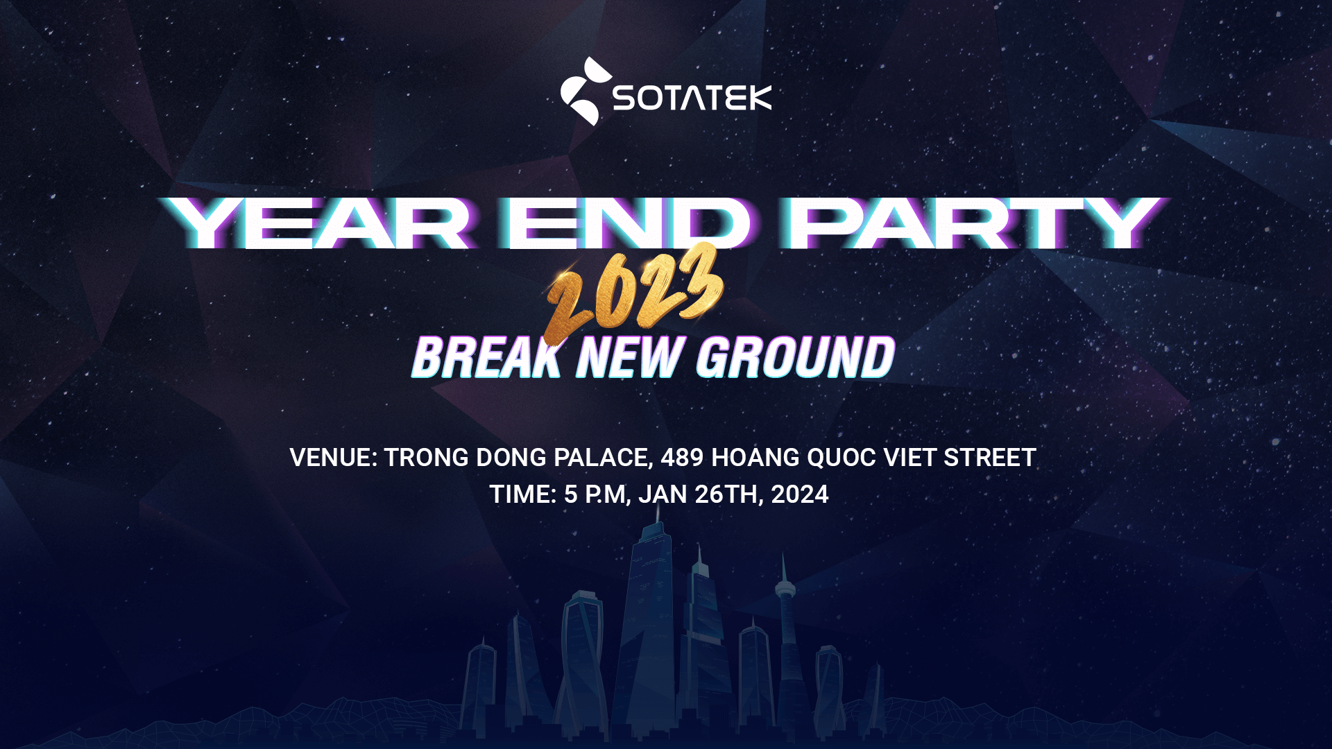 SotaTek Year End Party 2023 - Break New Ground