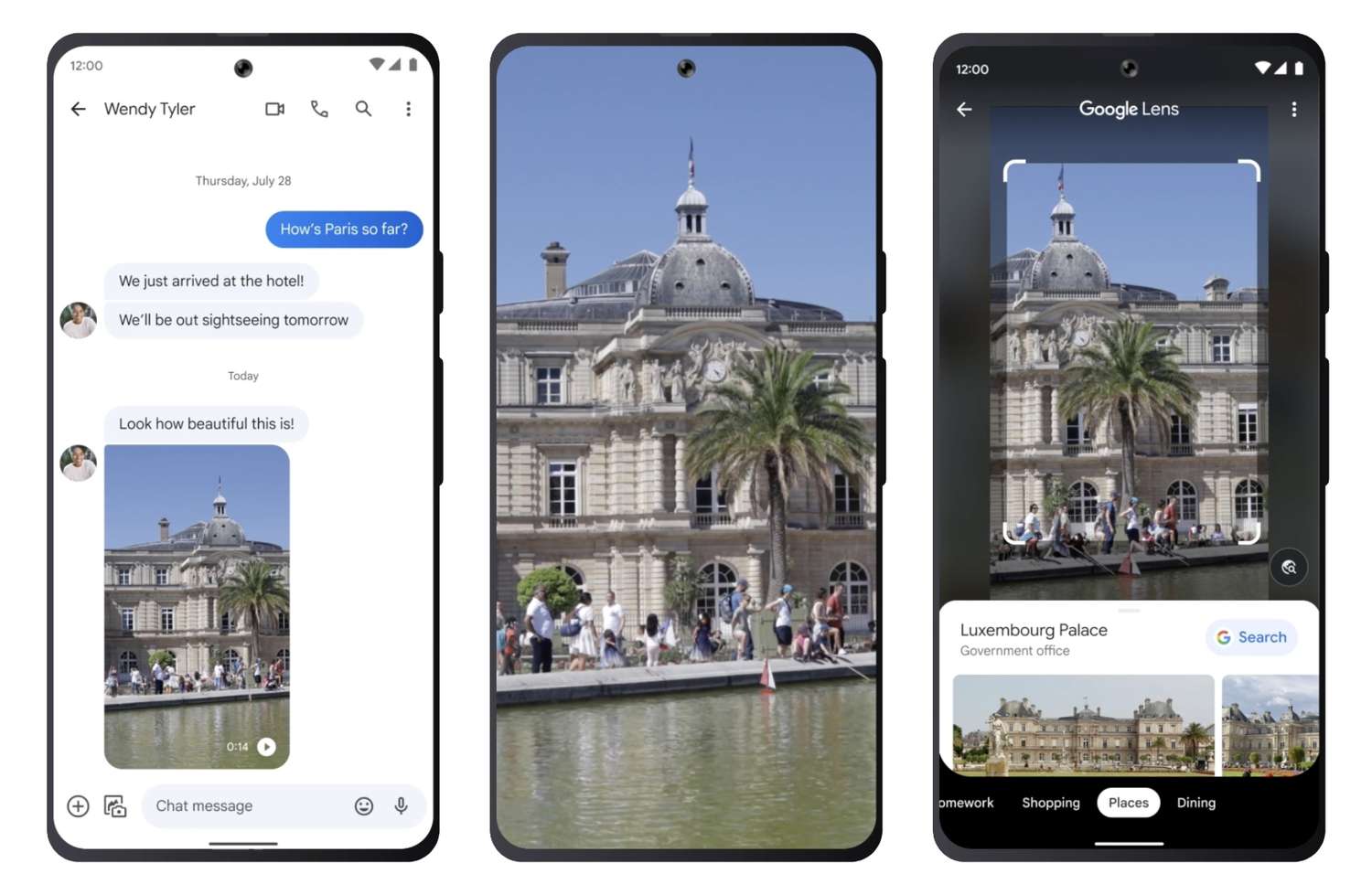 Using Google Lens multisearch during travel