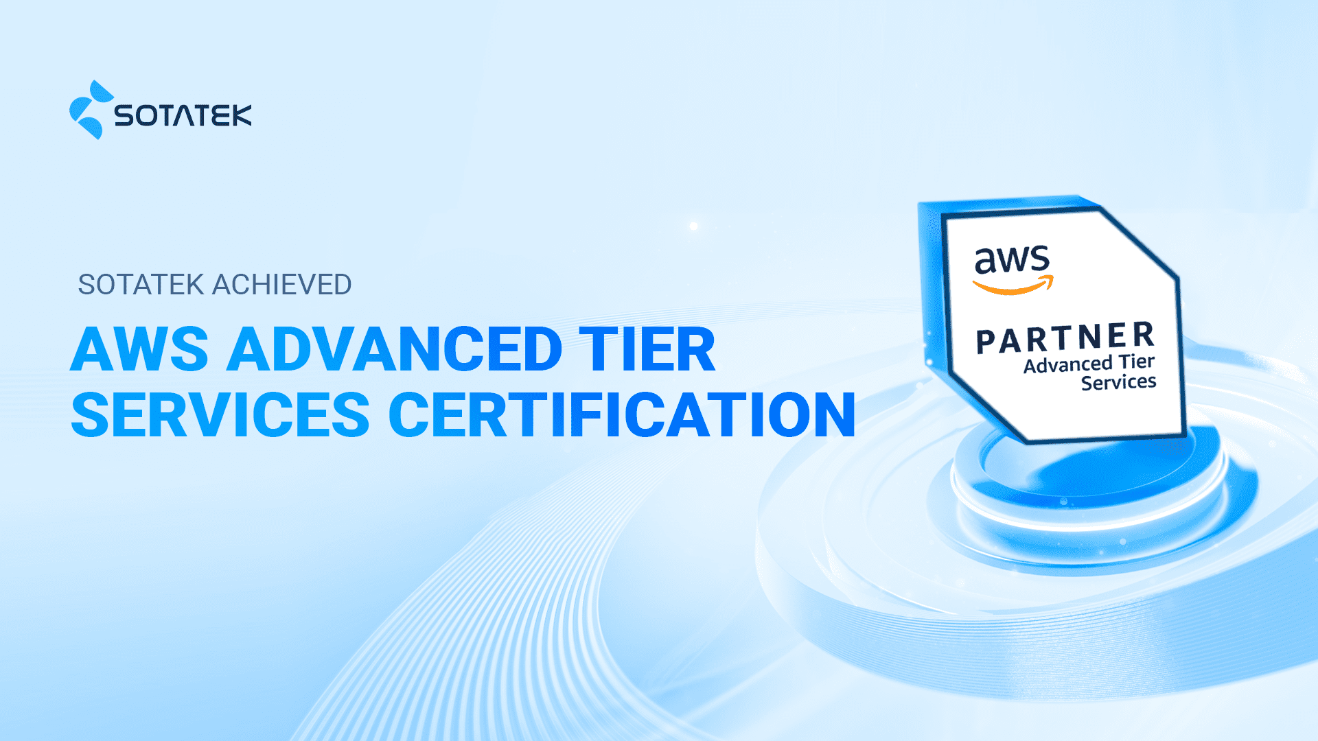 SotaTek Achieved AWS Advanced Tier Services Certification
