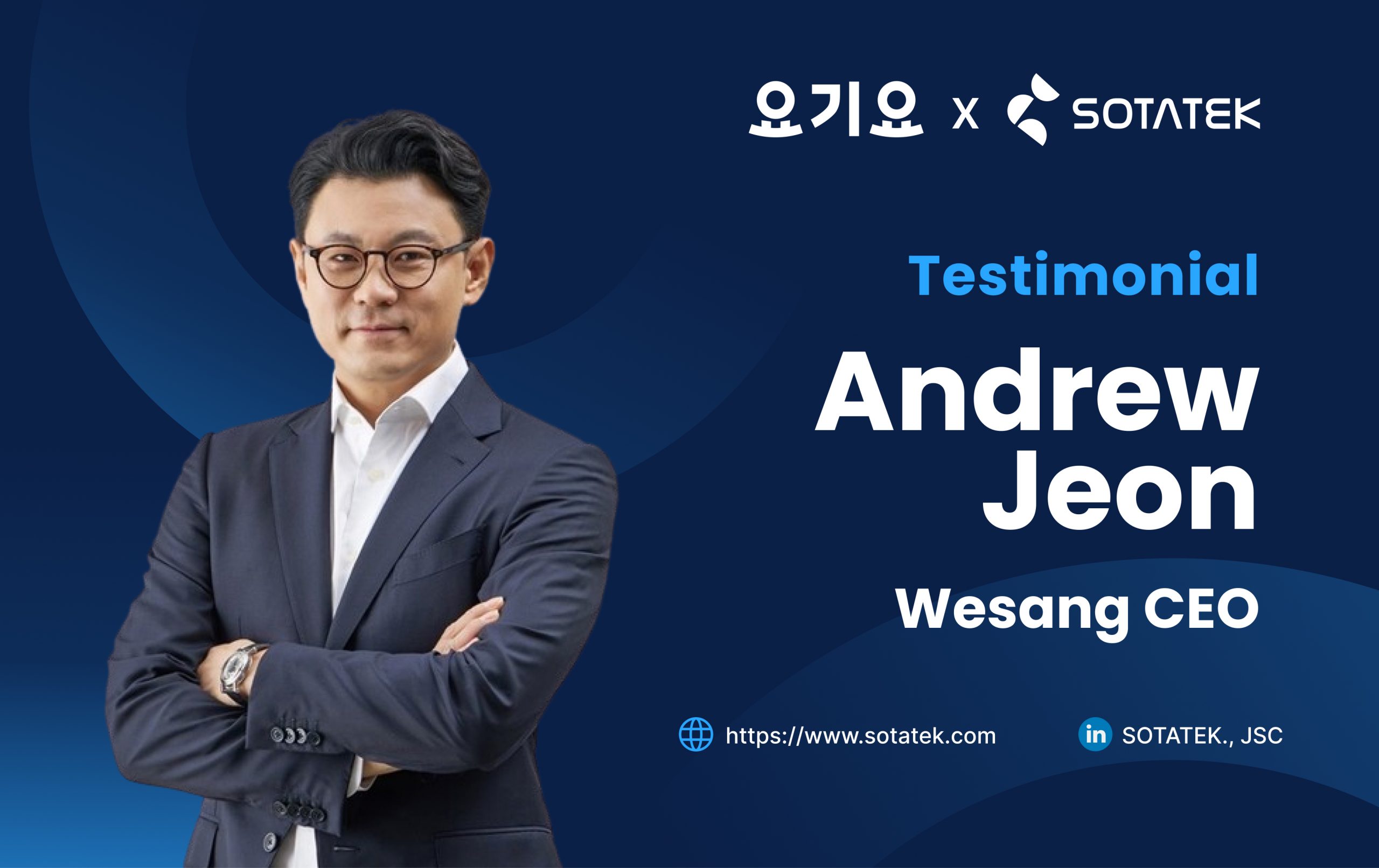 Testimonial from Andrew CEO of Wesang