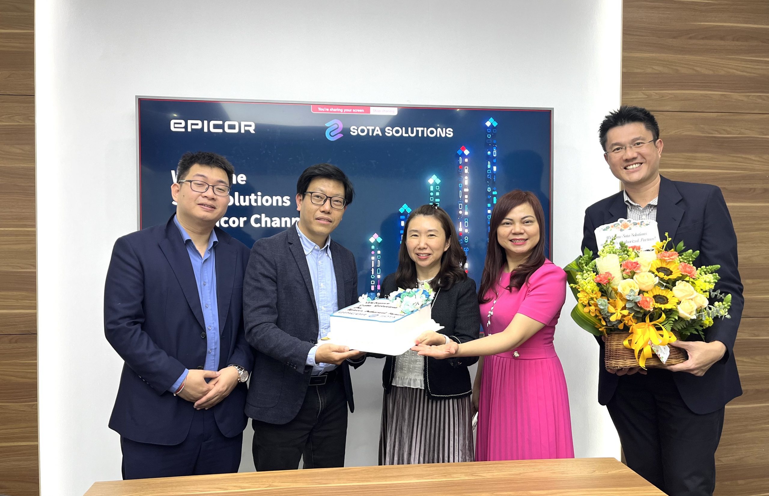 Key representatives from Epicor and Sota Solutions