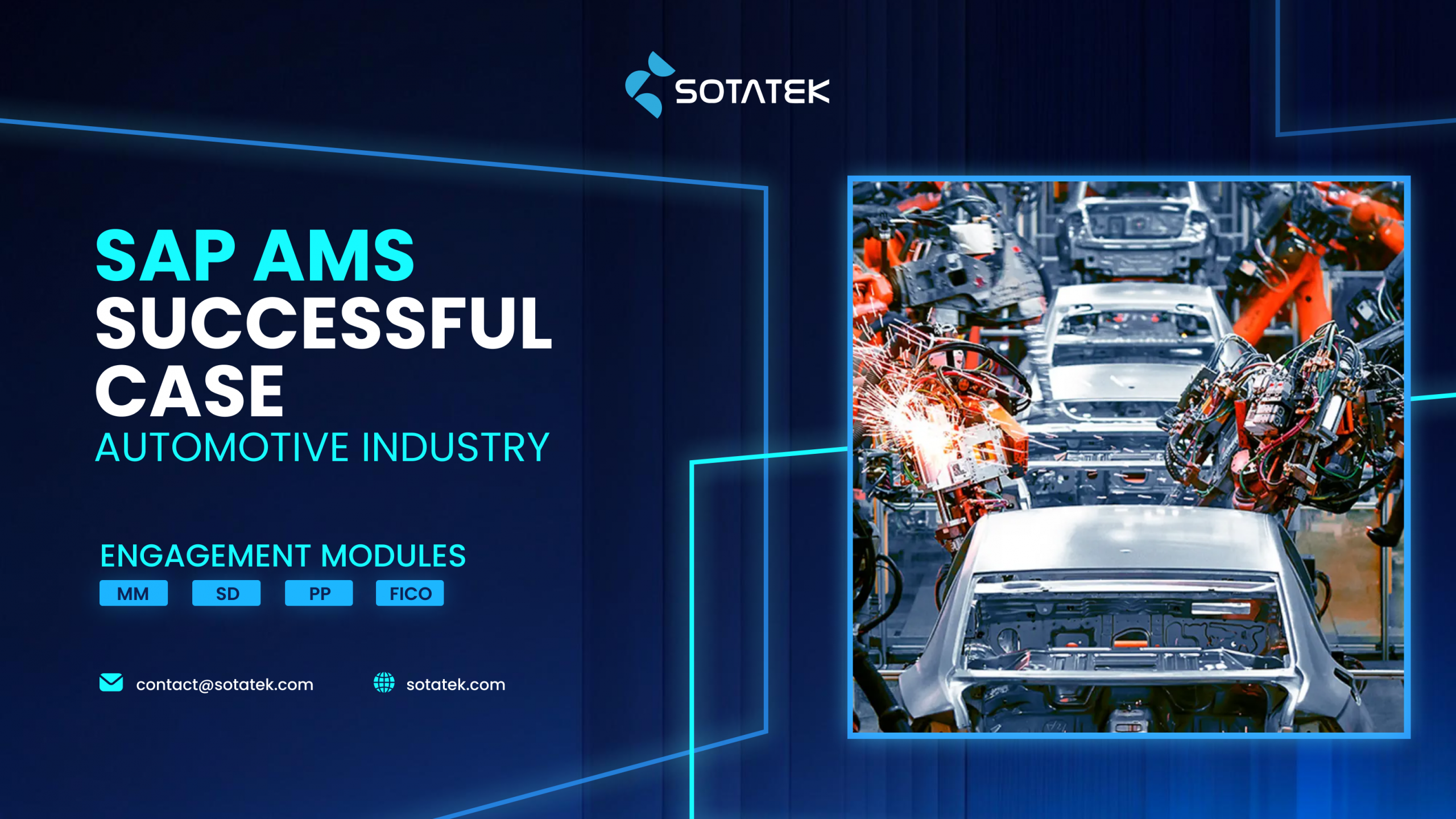 SotaTek's SAP AMS automotive industry successful case